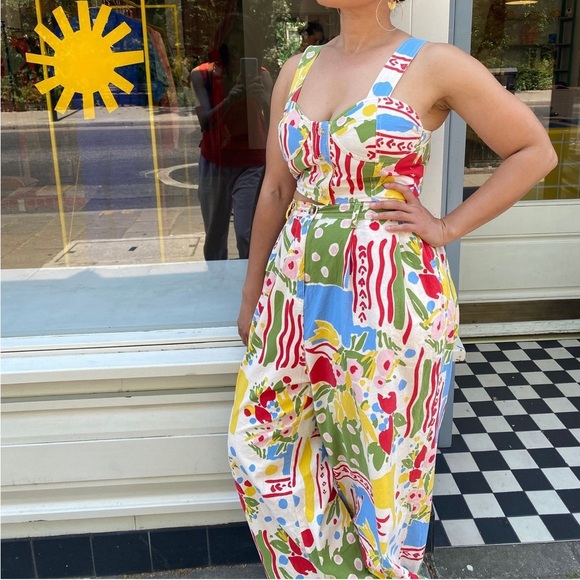 LF Markey jorgen trouser in salon print - Picture 2 of 13